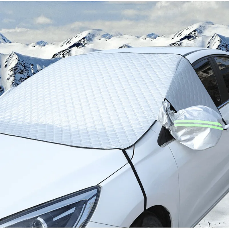 Snow Windshield Hood Protection Cover Snowproof Anti-Frost Windshield Sunshade